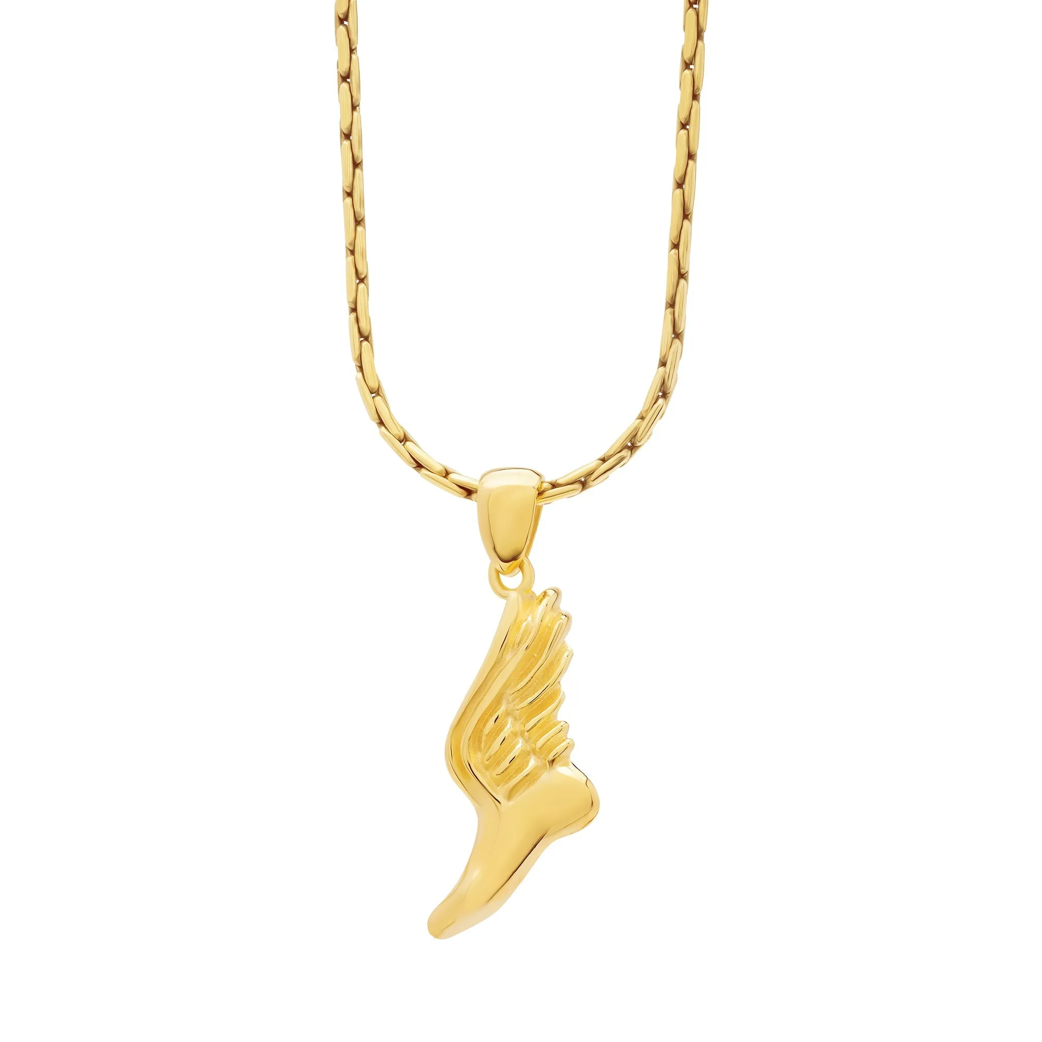 Gold Winged Foot Pendant sold by Minted New York