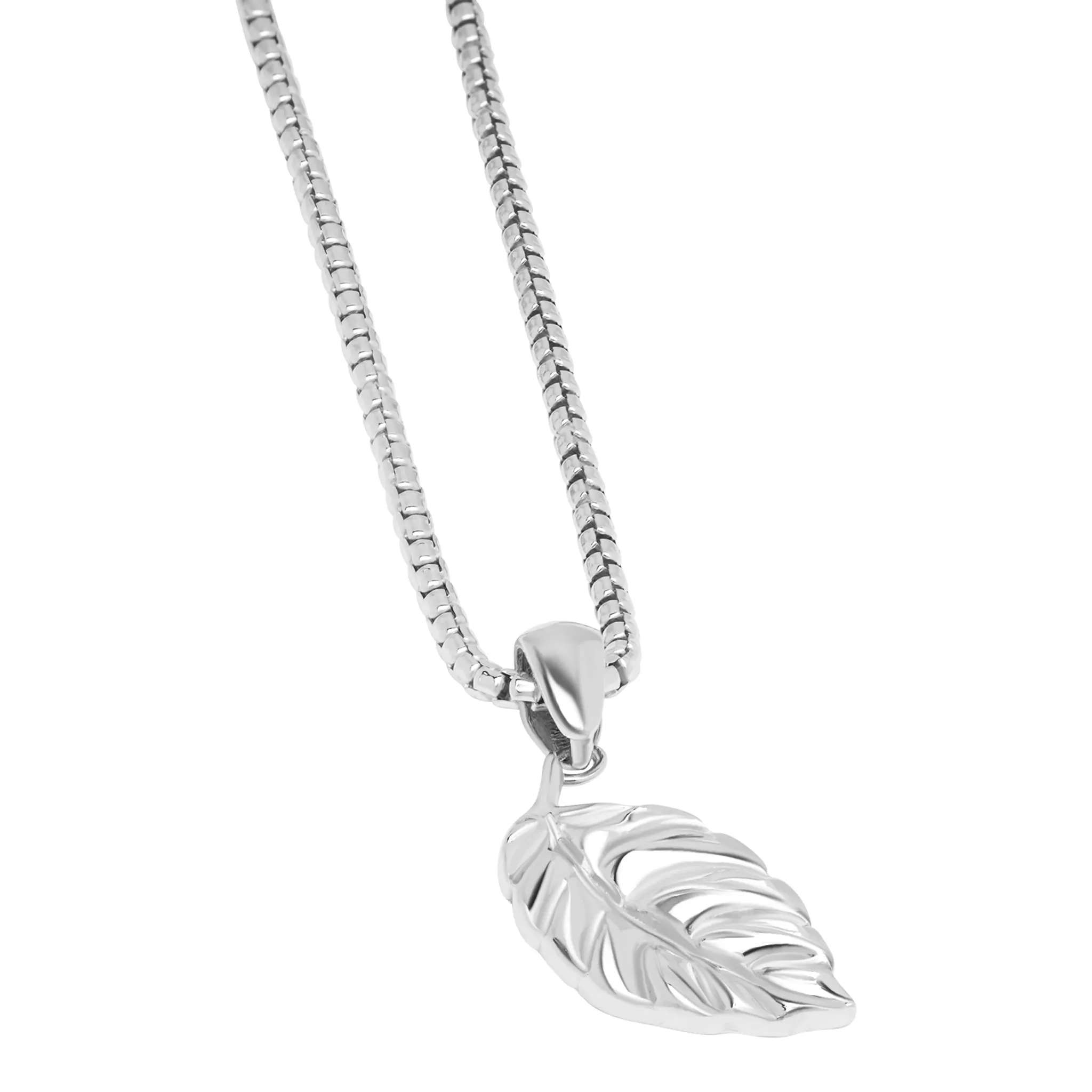 Leaf Pendant + Chain sold by Minted New York product image thumbnail 3