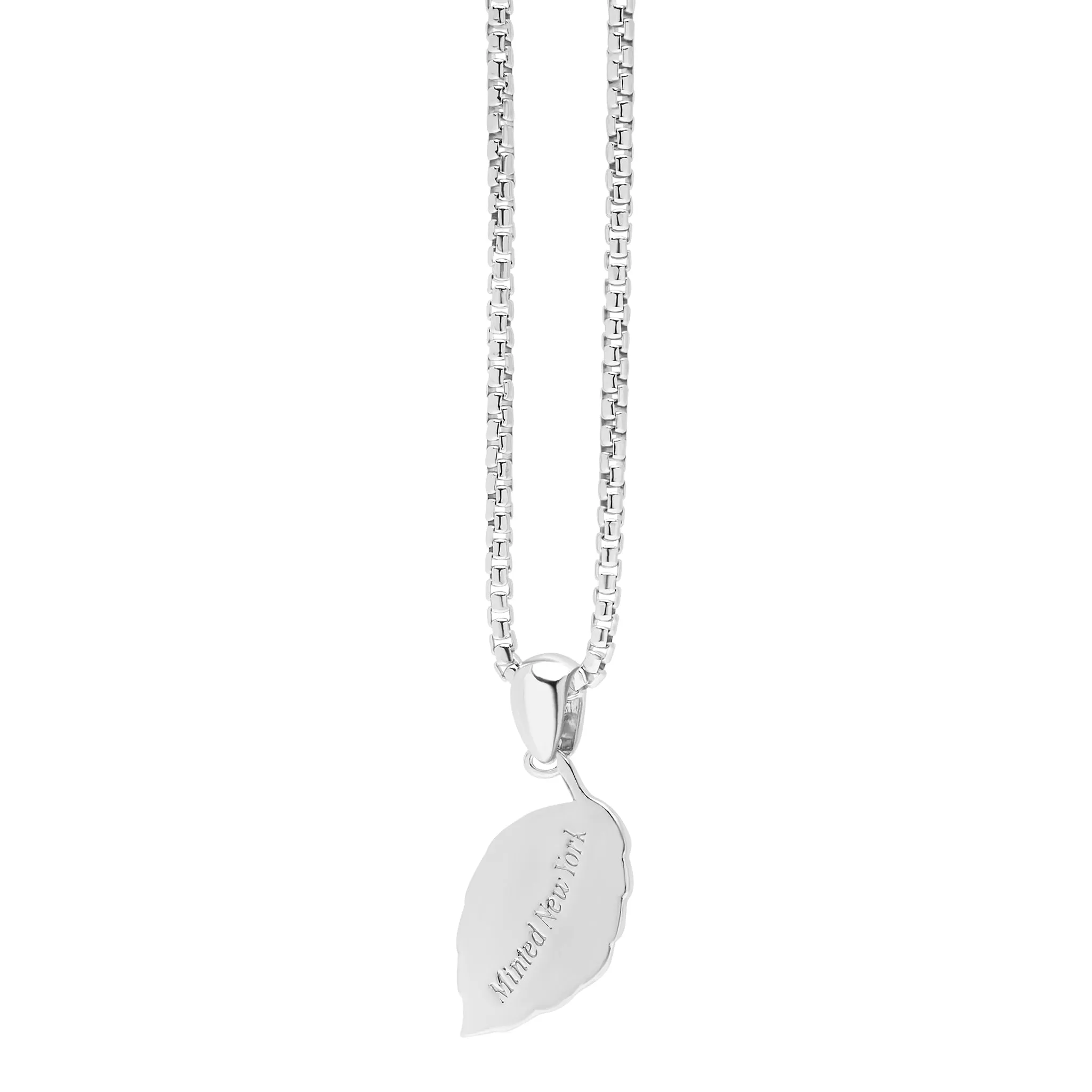 Leaf Pendant + Chain sold by Minted New York product image thumbnail 2