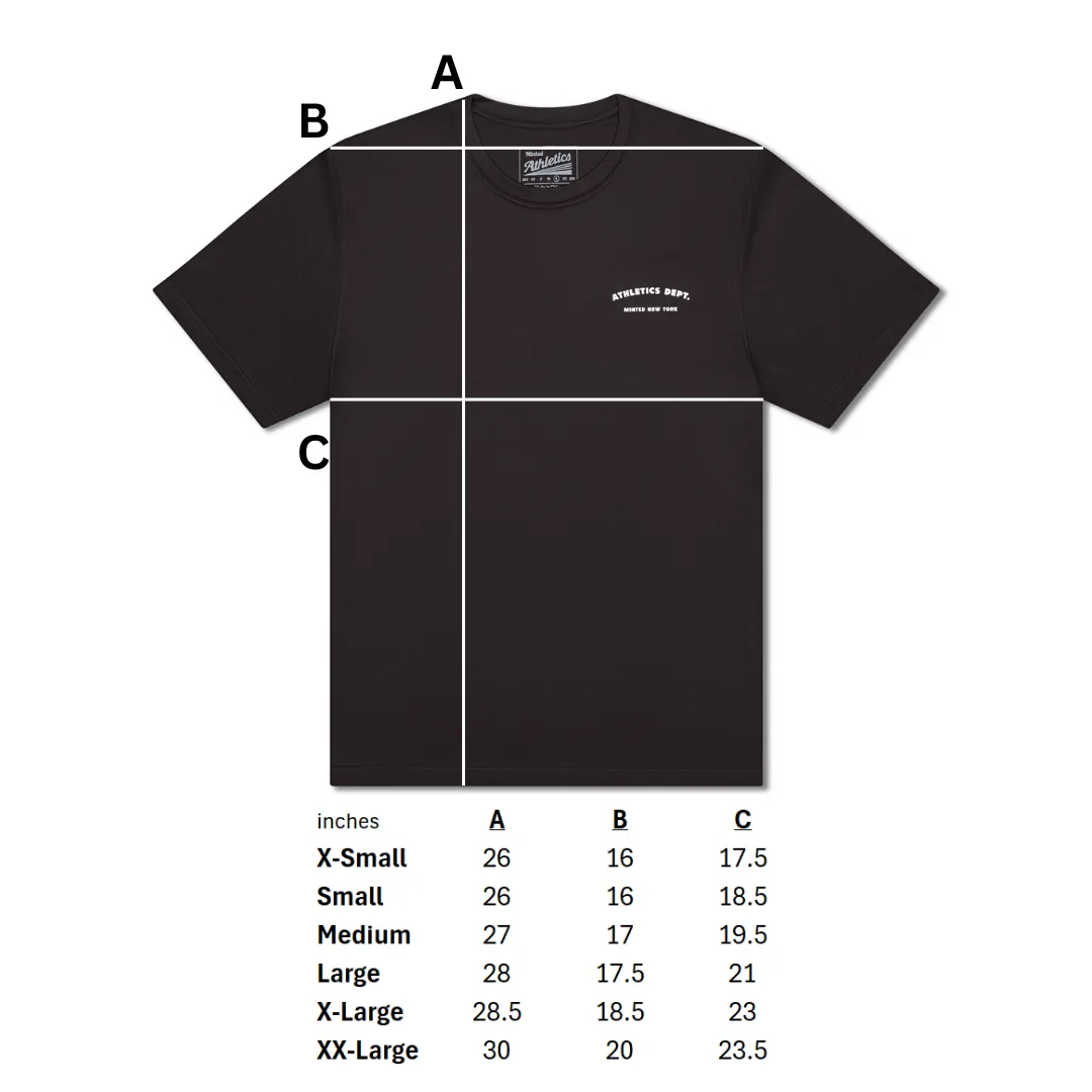 Athletics Dept. Performance Tee sold by Minted New York product image thumbnail 3