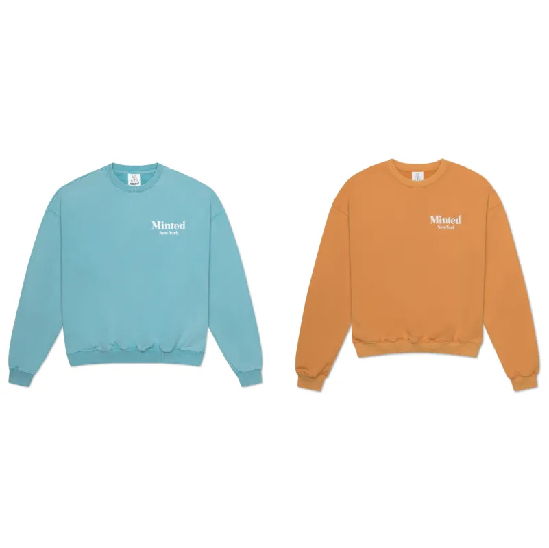 Washed Embroidered Crewneck sold by Minted New York
