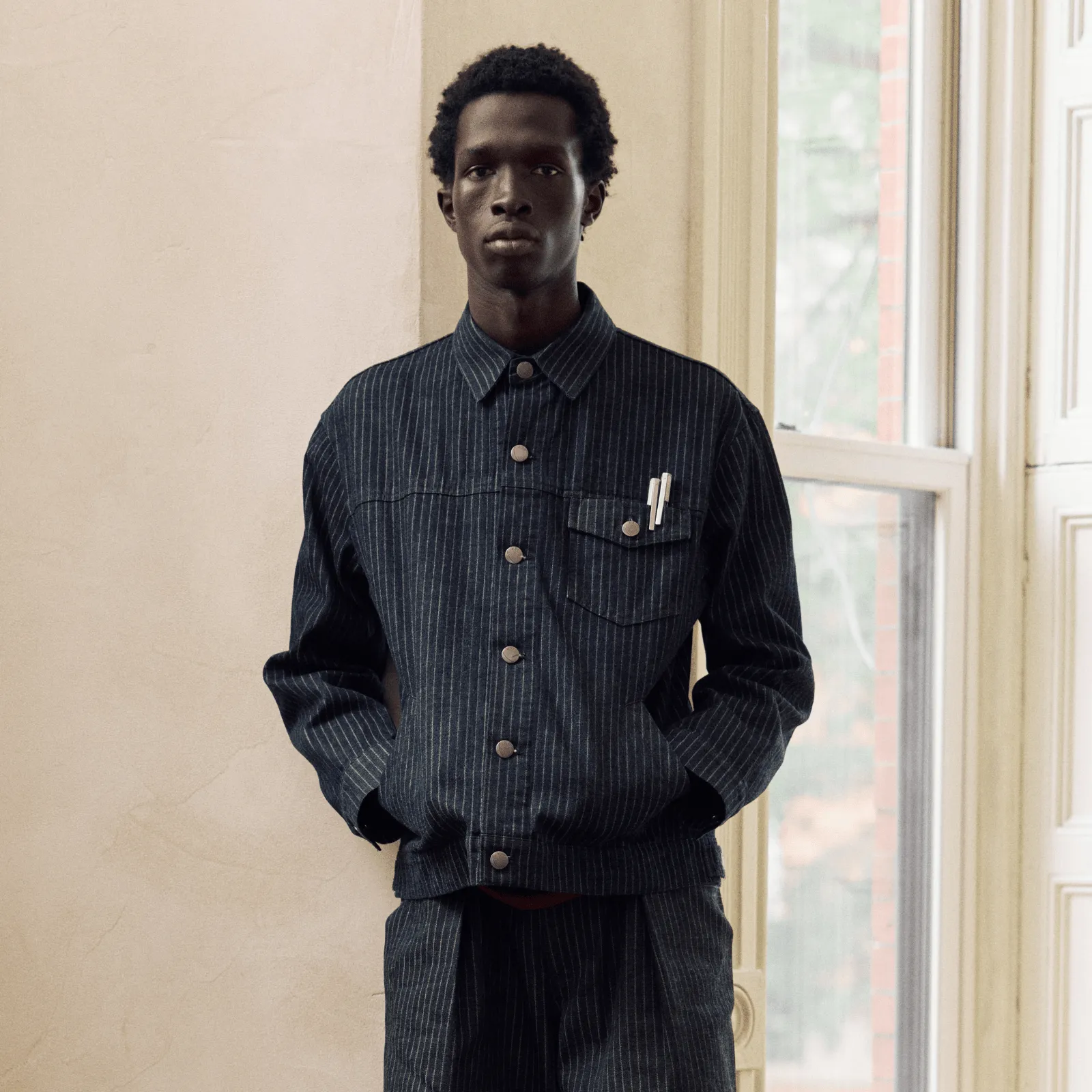 Blueprint Denim Jacket sold by Minted New York product image thumbnail 2