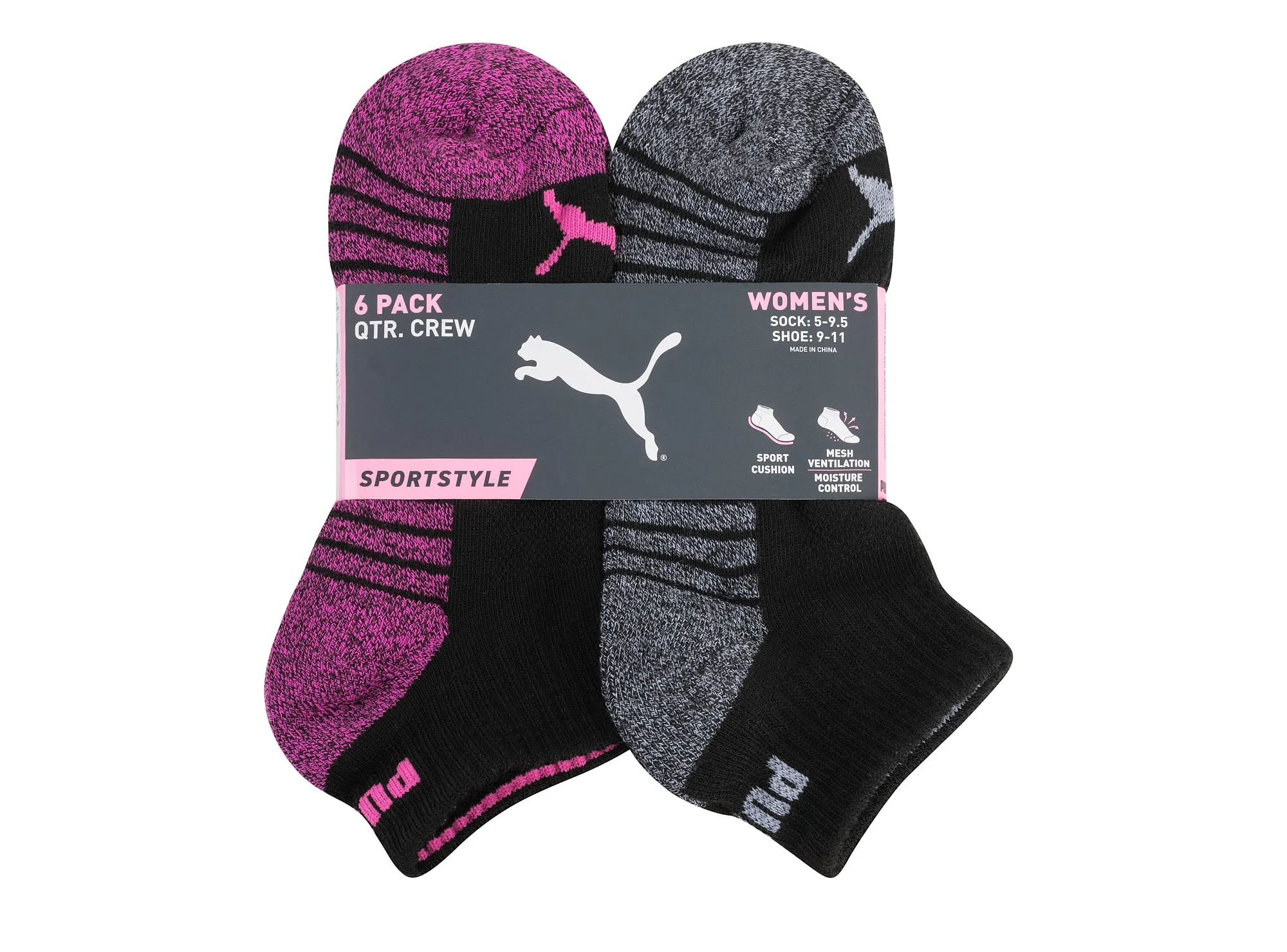 PUMA | 6 pairs of socks for women sold by Yellow Shoes product image thumbnail 2