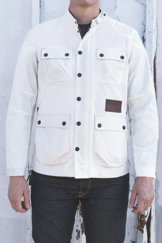 The McCoy Jacket - White sold by Tobacco Motorwear