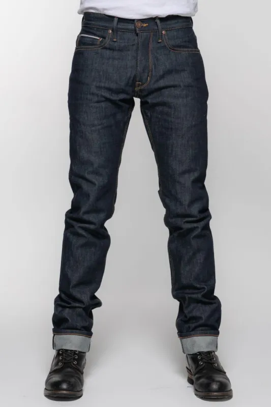 Indigo Selvedge Protective Riding Jeans sold by Tobacco Motorwear