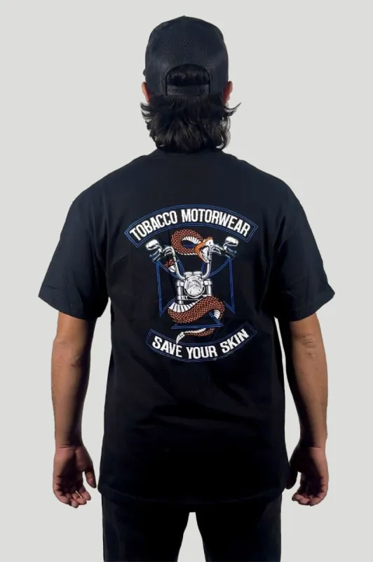 Save Your Skin T-Shirt sold by Tobacco Motorwear
