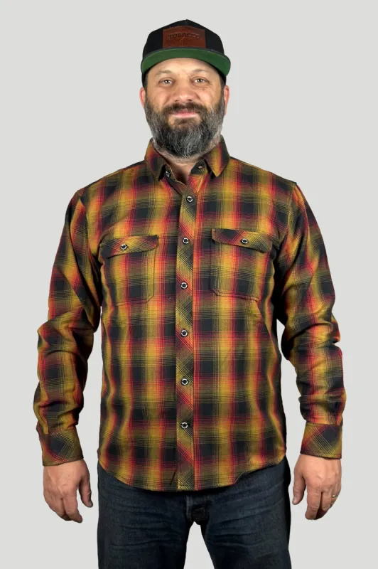Flannel - Hellfire sold by Tobacco Motorwear