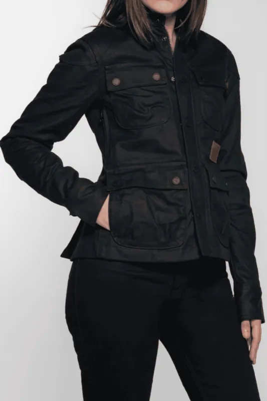 Women's McCoy Jacket - Black sold by Tobacco Motorwear