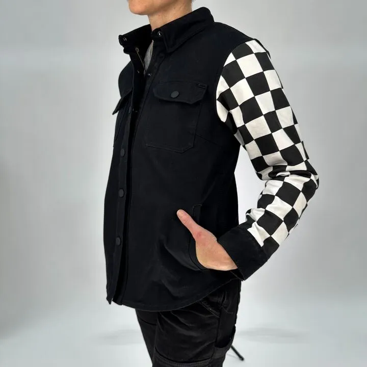 Checkmate Racer Riding Shirt - Carbon sold by Tobacco Motorwear product image thumbnail 4