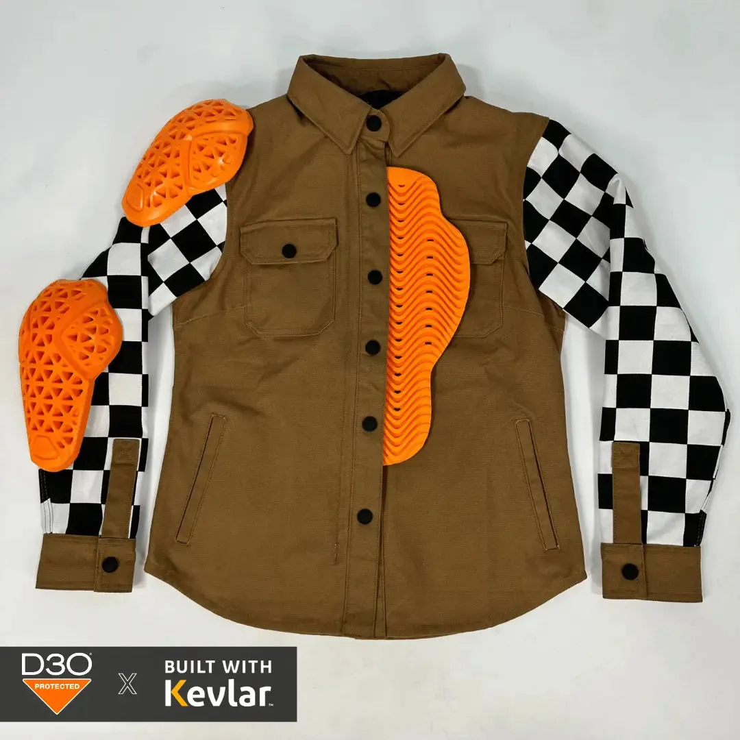 Checkmate Racer Riding Shirt - Carbon sold by Tobacco Motorwear product image thumbnail 2