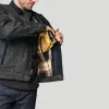 Tobacco Trucker Waxed Canvas Motorcycle Jacket - Asphalt Black sold by Tobacco Motorwear