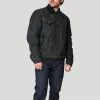 Tobacco Trucker Waxed Canvas Motorcycle Jacket - Asphalt Black sold by Tobacco Motorwear