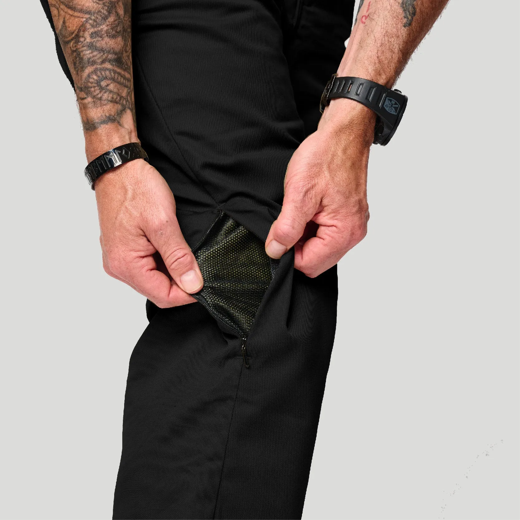 Tobacco Chinos Riding Pants - Black sold by Tobacco Motorwear product image thumbnail 3