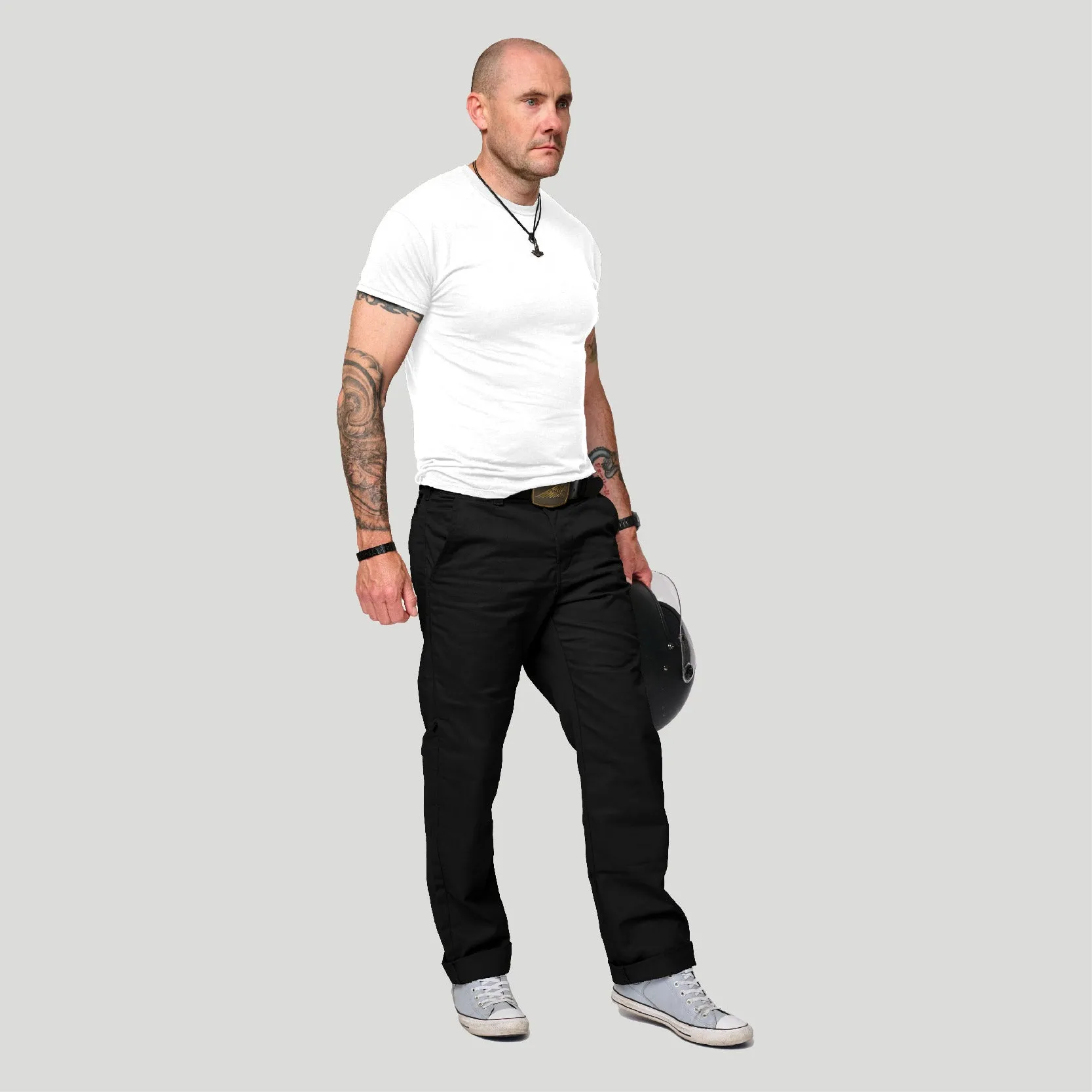 Tobacco Chinos Riding Pants - Black sold by Tobacco Motorwear product image thumbnail 5