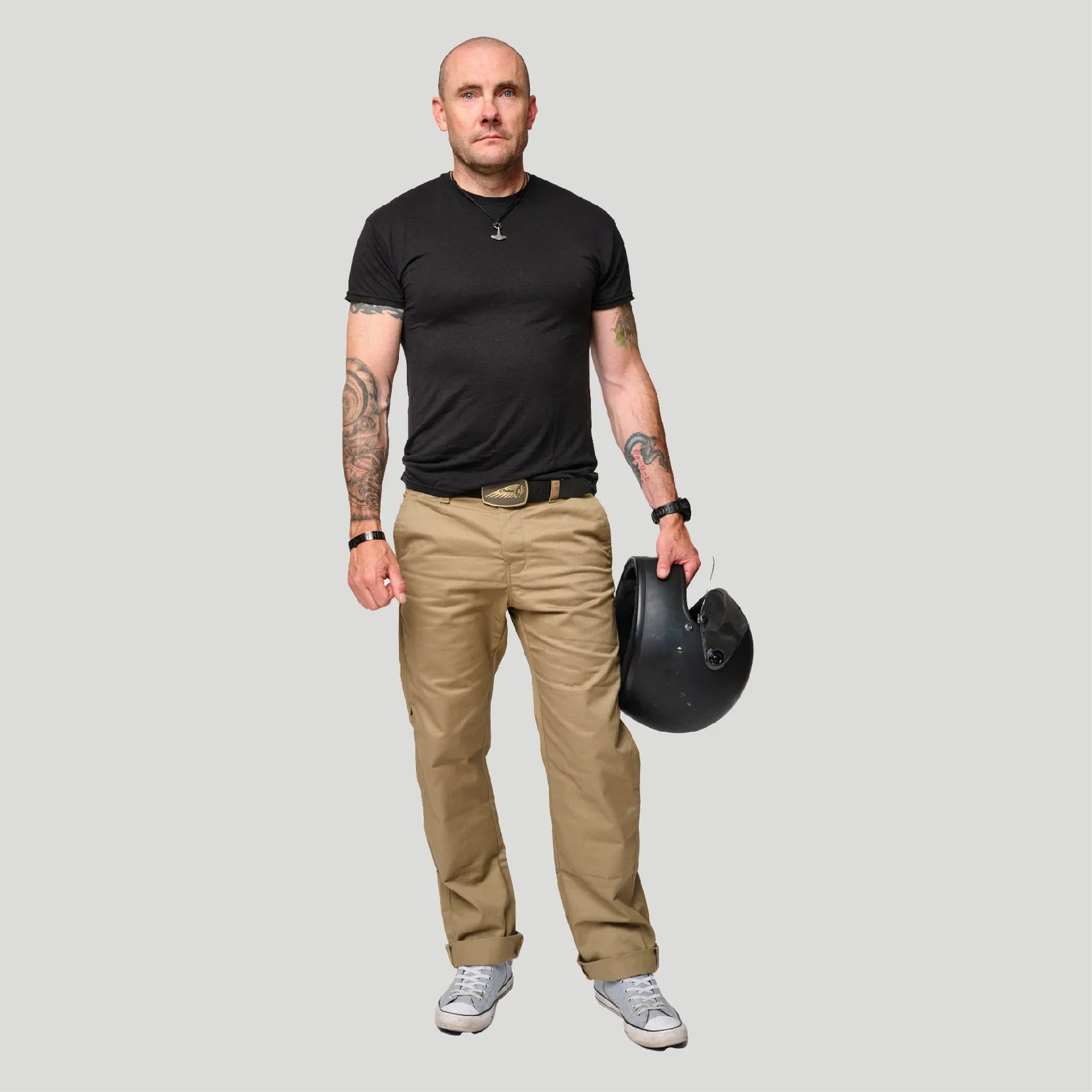 Tobacco Chinos Riding Pants - Tan sold by Tobacco Motorwear product image thumbnail 2