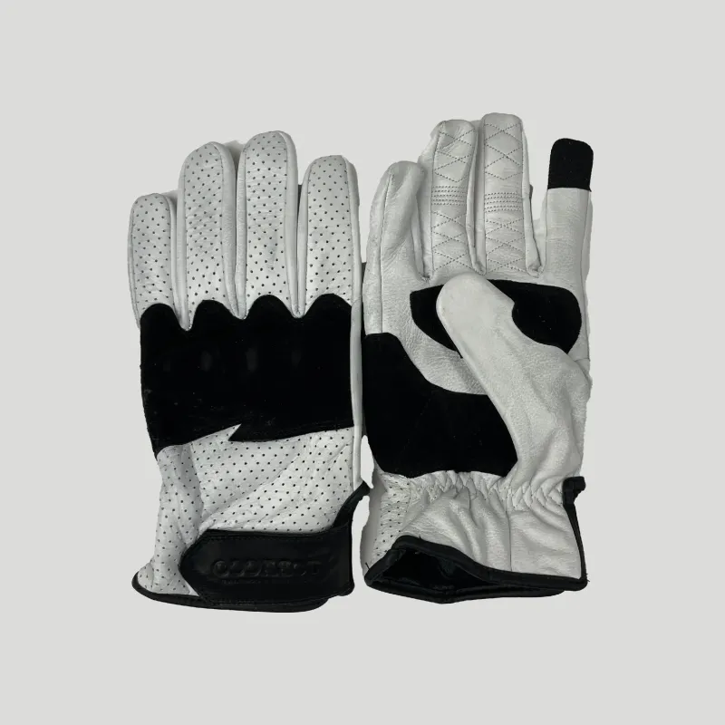 Tobacco Rough Up Gloves - Whitesides sold by Tobacco Motorwear