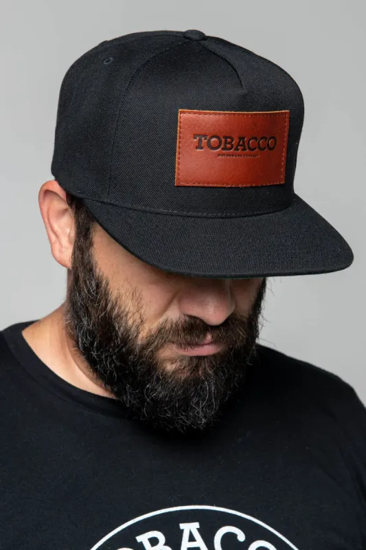 Tobacco Patch - Snap Back Hat Fabric made by Tobacco Motorwear