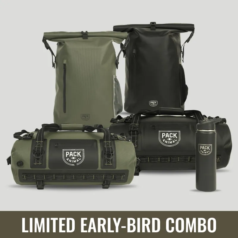 Limited Early-Bird Combo: 2 BAGS + FREE WATER BOTTLE sold by Tobacco Motorwear