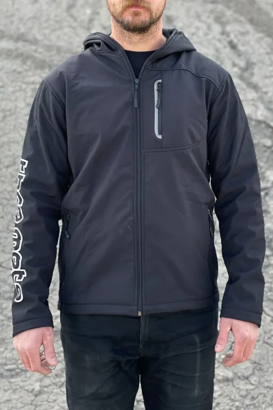 Men's Defiant Hoodie - Black made by Tobacco Motorwear