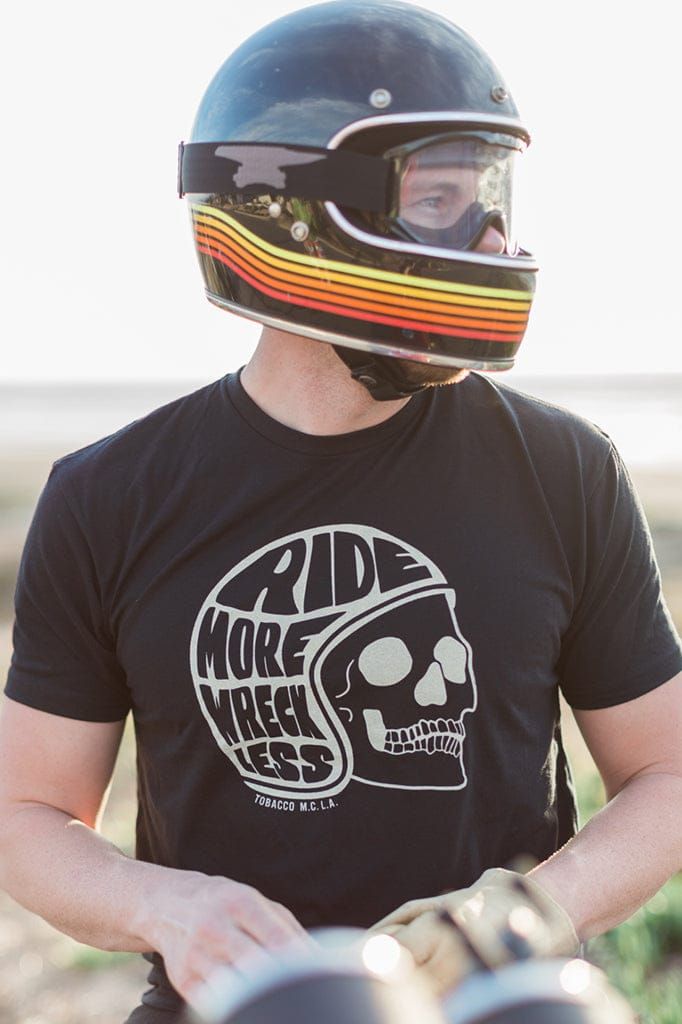 Ride More Wreck Less - Black sold by Tobacco Motorwear product image thumbnail 2
