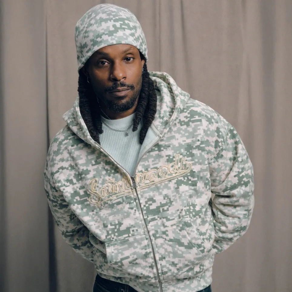 DIGI CAMO ZIP HOODIE sold by Saintwoods product image thumbnail 3