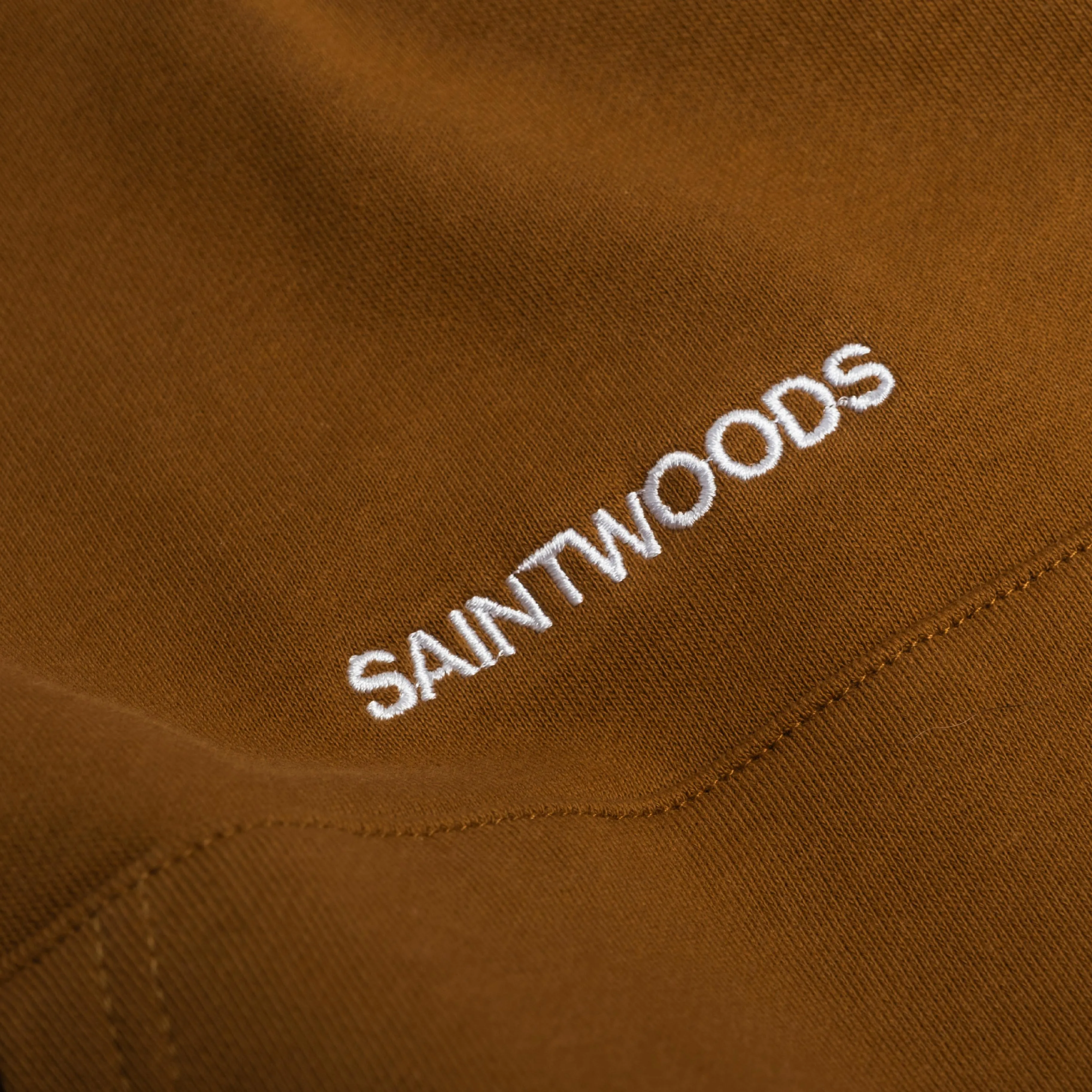 Brown SW Logo Hoodie sold by Saintwoods product image thumbnail 2