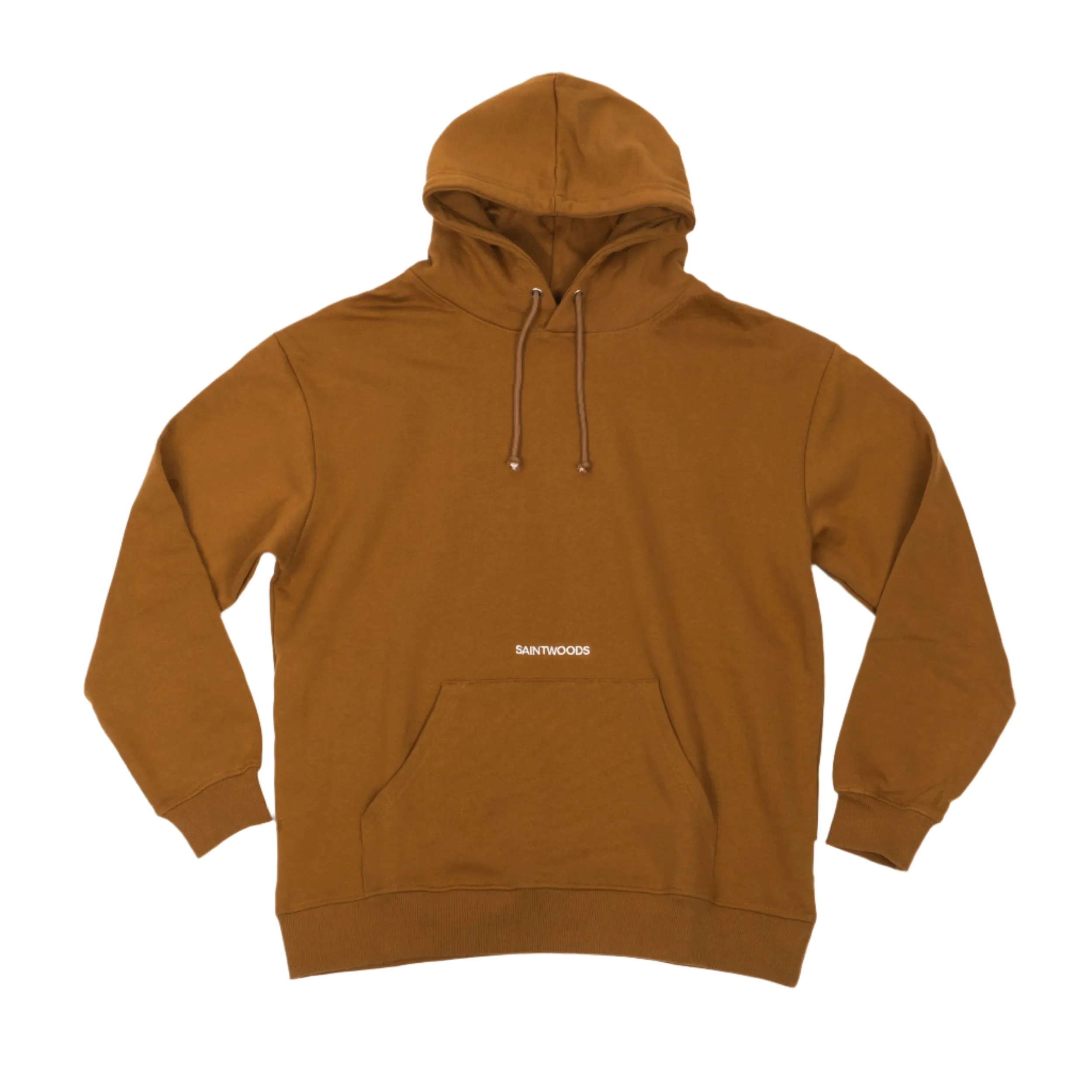 Brown SW Logo Hoodie sold by Saintwoods