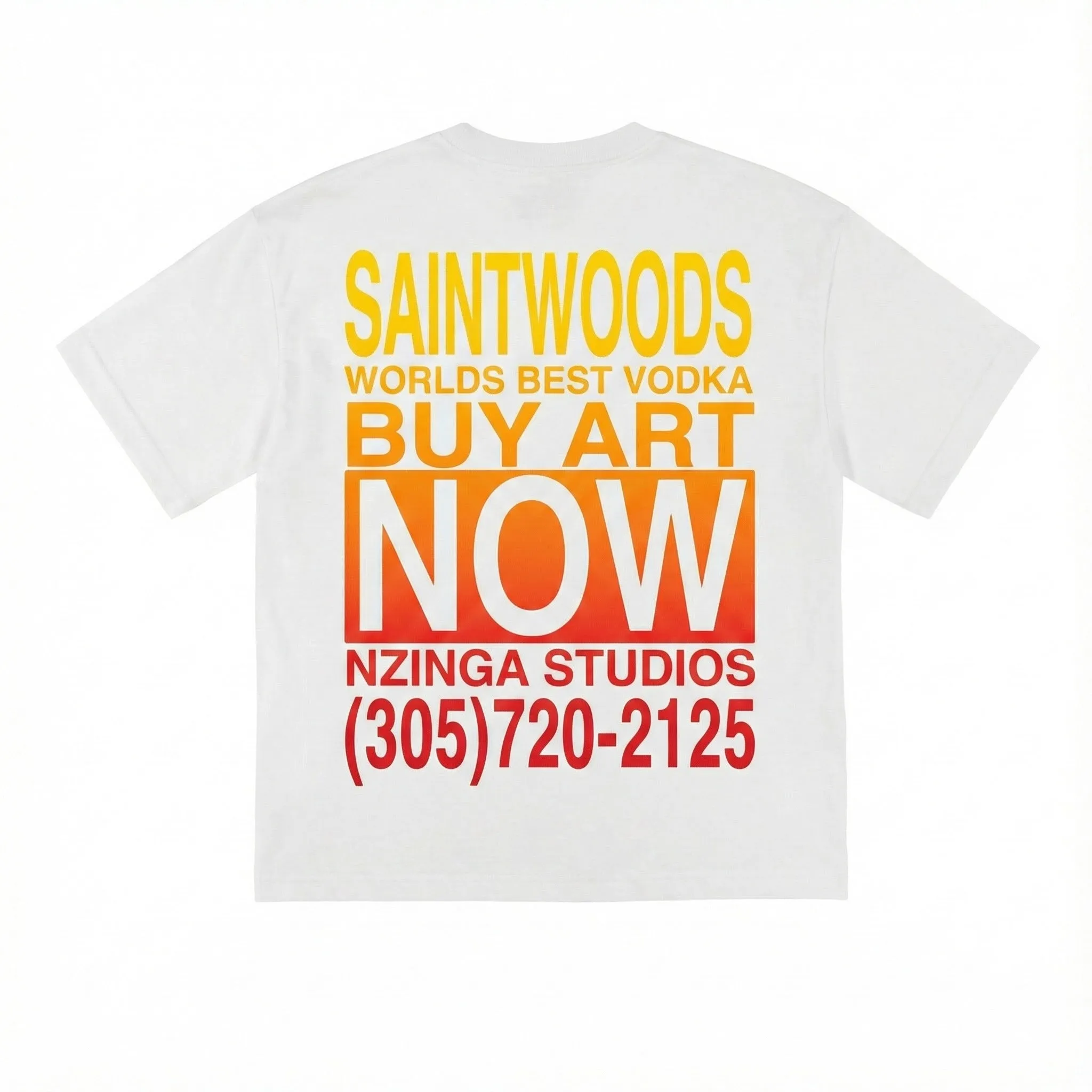 Will Paint For Cash White Tee sold by Saintwoods product image thumbnail 2