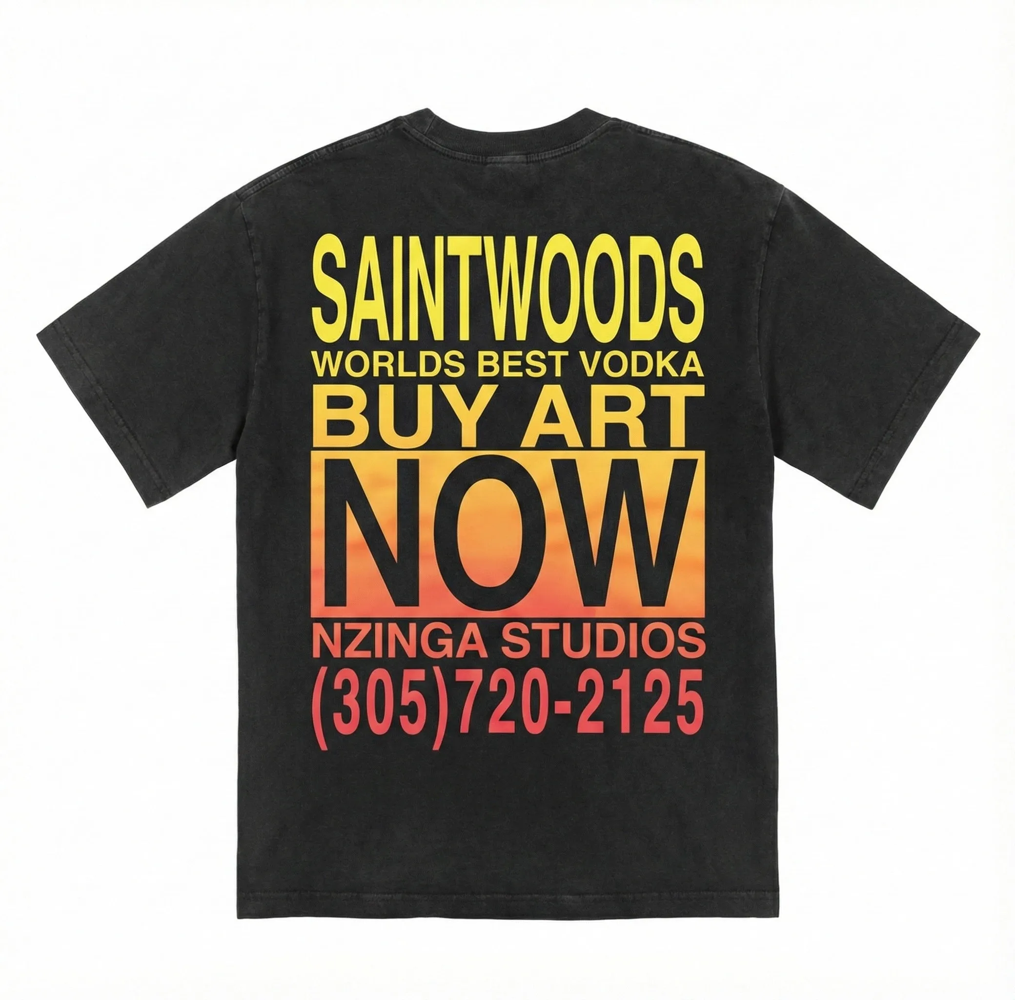 Will Paint For Cash Black Tee sold by Saintwoods product image thumbnail 2