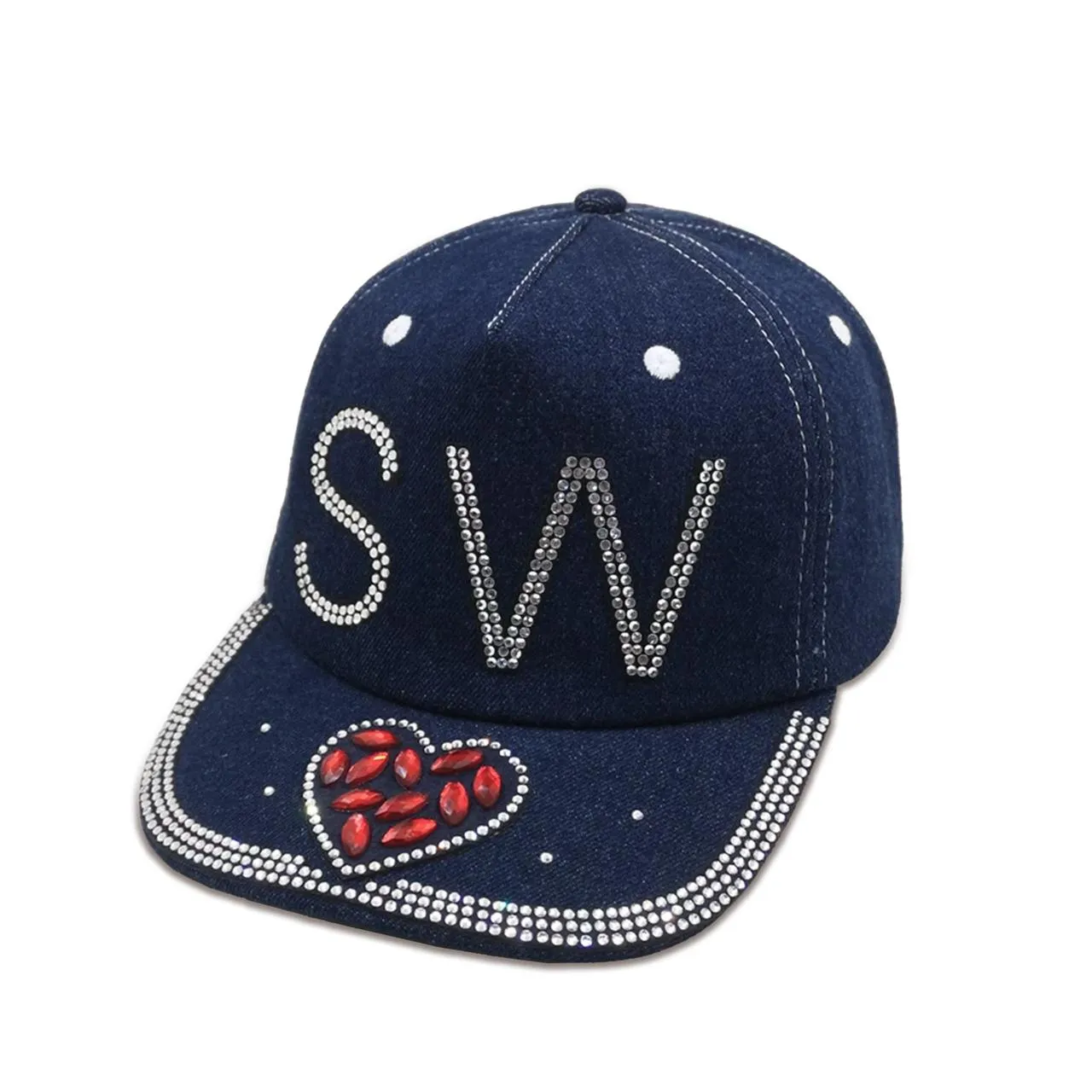 SW SOUVENIR Rhinestone Trucker Hat sold by Saintwoods