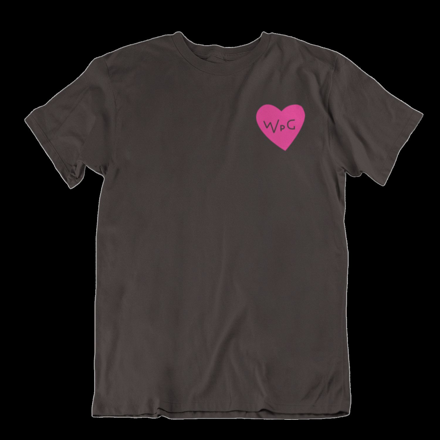 WPG Heart Tee | Pink on Black sold by We Heart Winnipeg