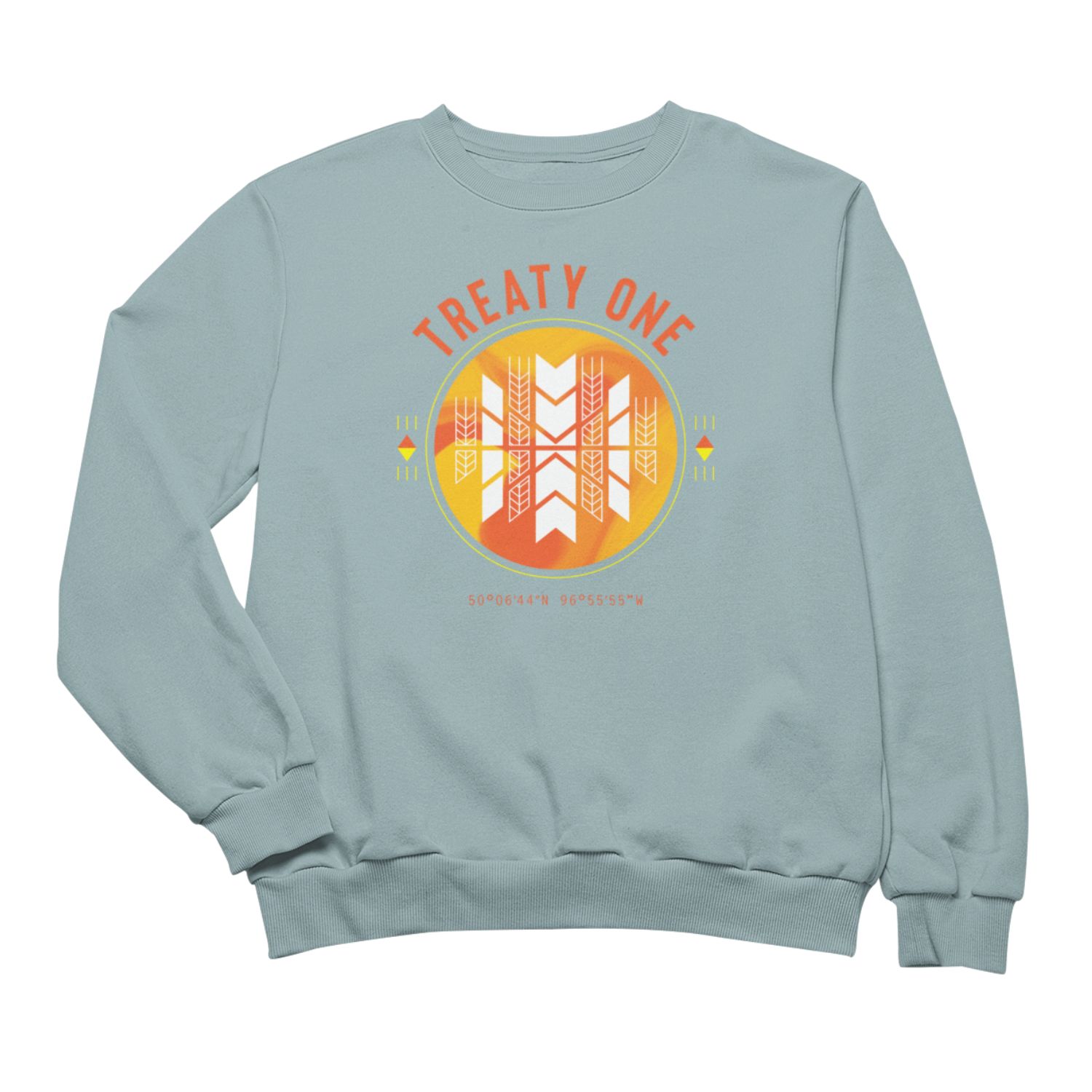 Treaty One Crewneck | Sage sold by We Heart Winnipeg