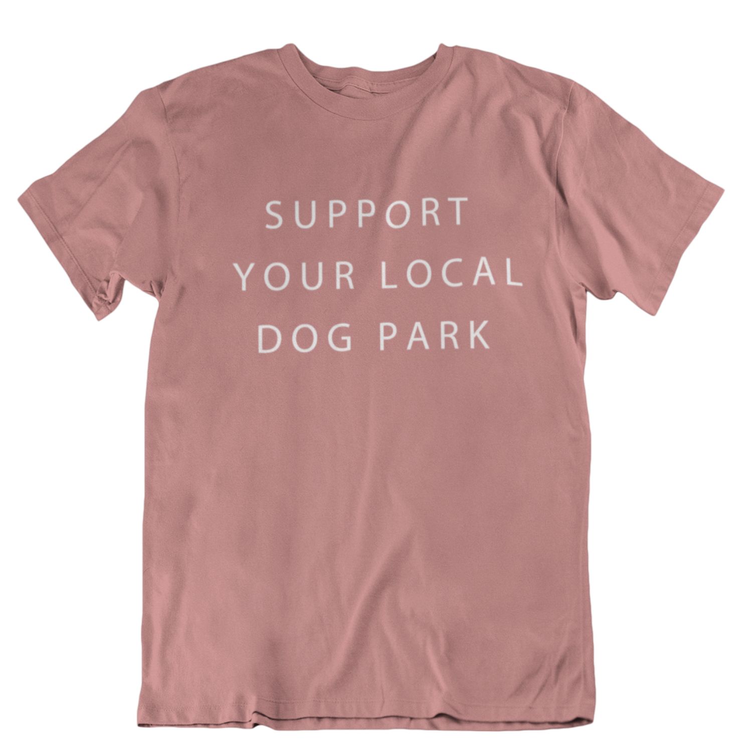 Support Your Local Dog Park Tee | Mauve sold by We Heart Winnipeg