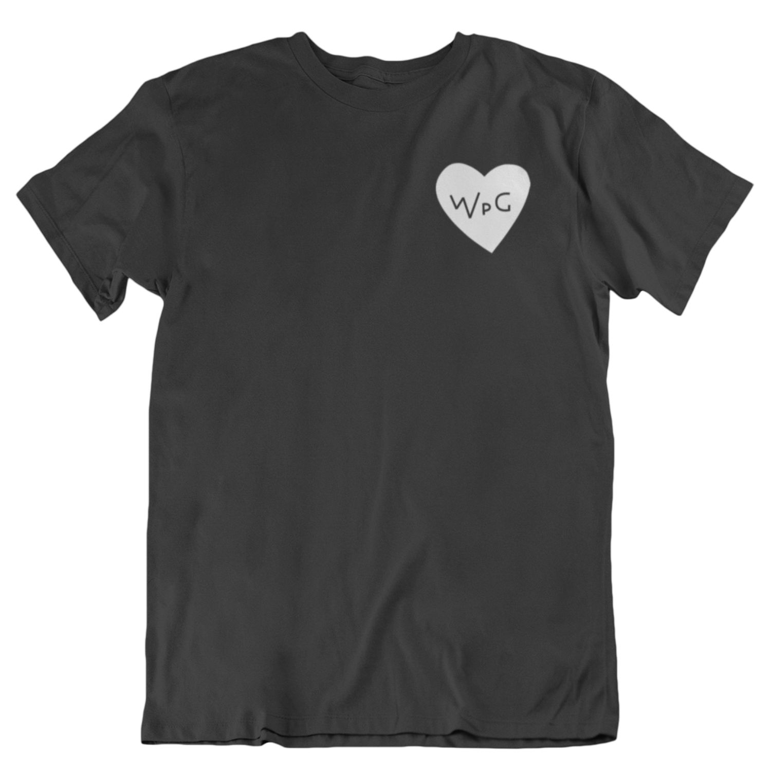 WPG Heart Tee | White on Black sold by We Heart Winnipeg