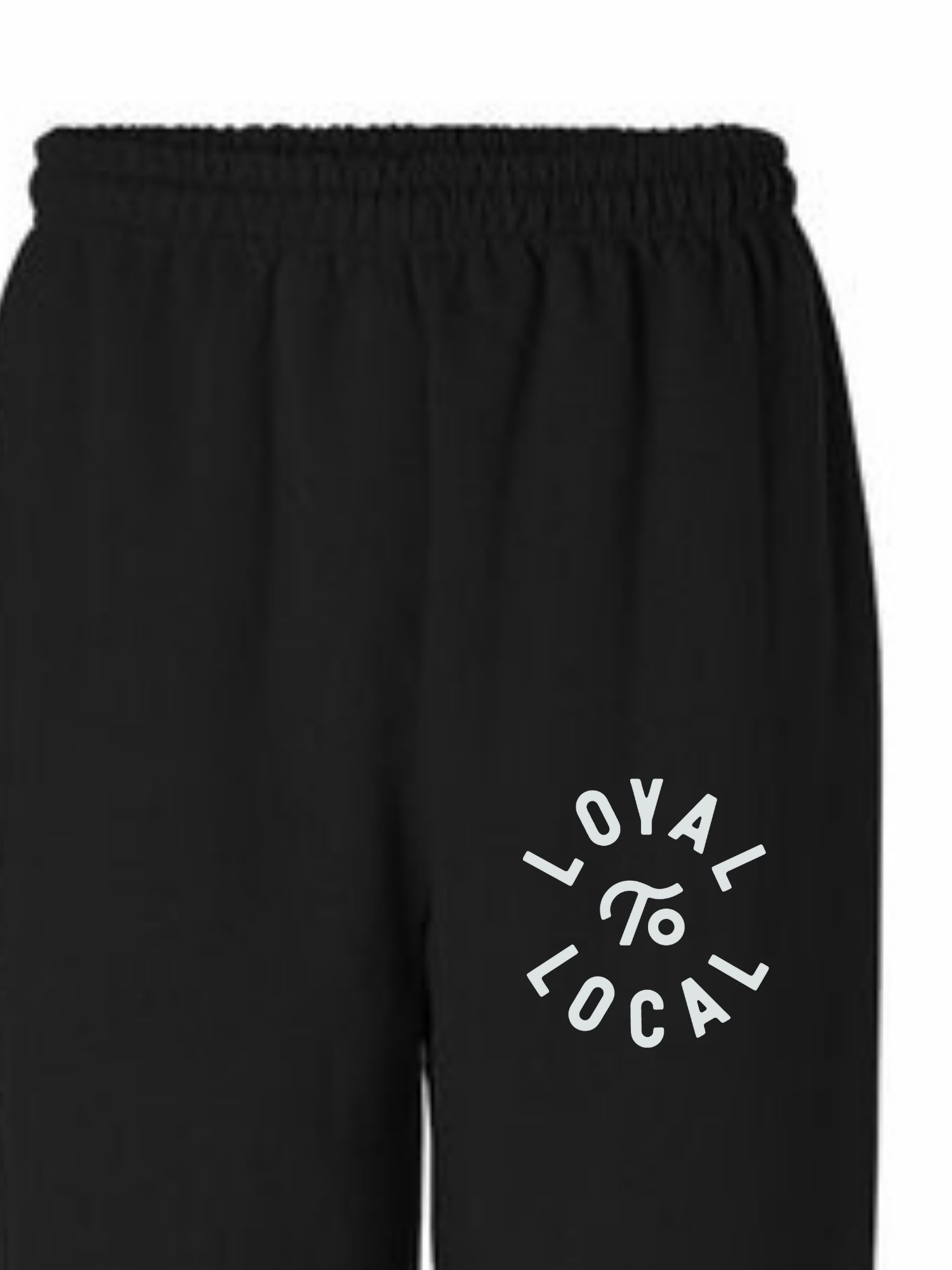 Loyal To Local Sweatpants | Cool Grey on Black sold by We Heart Winnipeg product image thumbnail 2