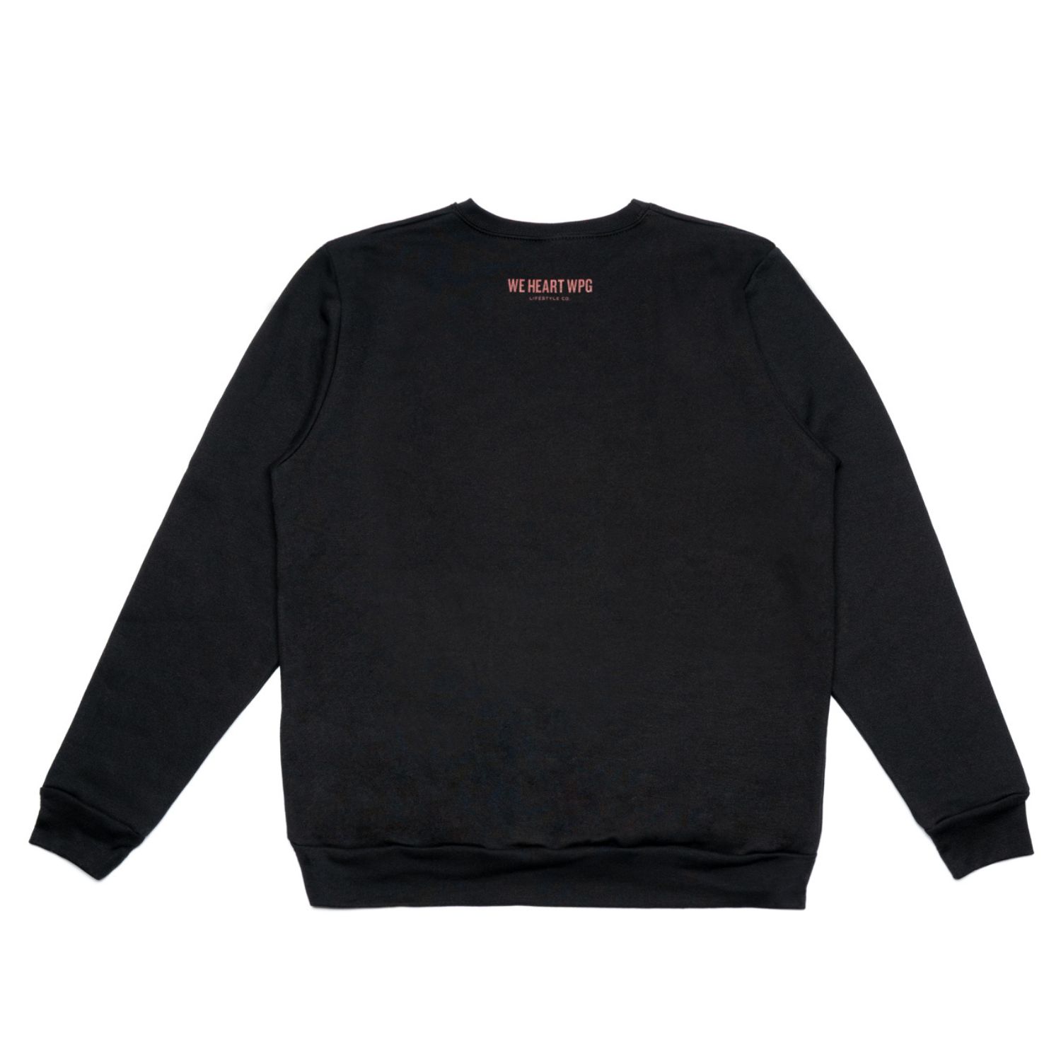 WHW x Tourism Winnipeg Crewneck | Red on Black sold by We Heart Winnipeg product image thumbnail 2