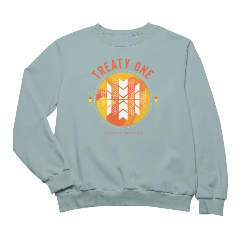 Treaty One Crewneck | Sage made by We Heart Winnipeg