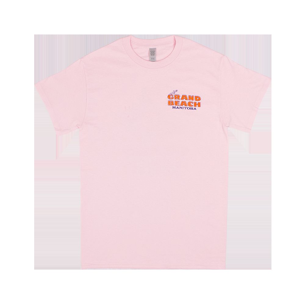 Grand Beach Pastel Pink Places Tee sold by Friendly People product image thumbnail 4