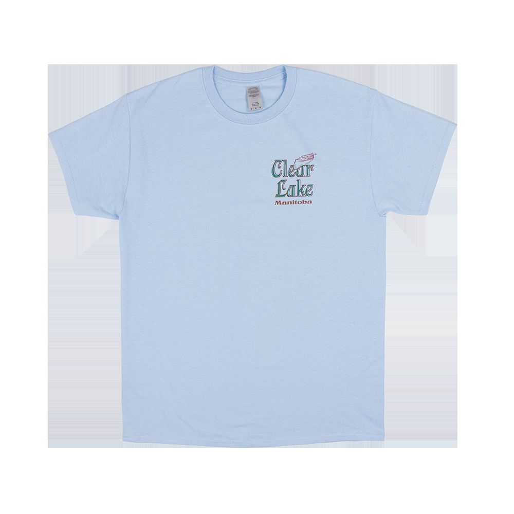 Clear Lake Manitoba Light Blue Places Tee sold by Friendly People product image thumbnail 4