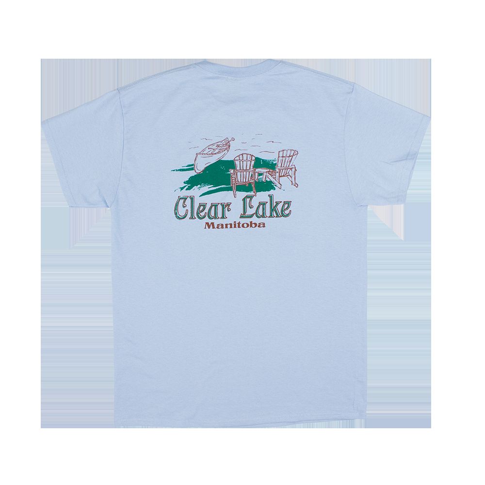 Clear Lake Manitoba Light Blue Places Tee sold by Friendly People product image thumbnail 3