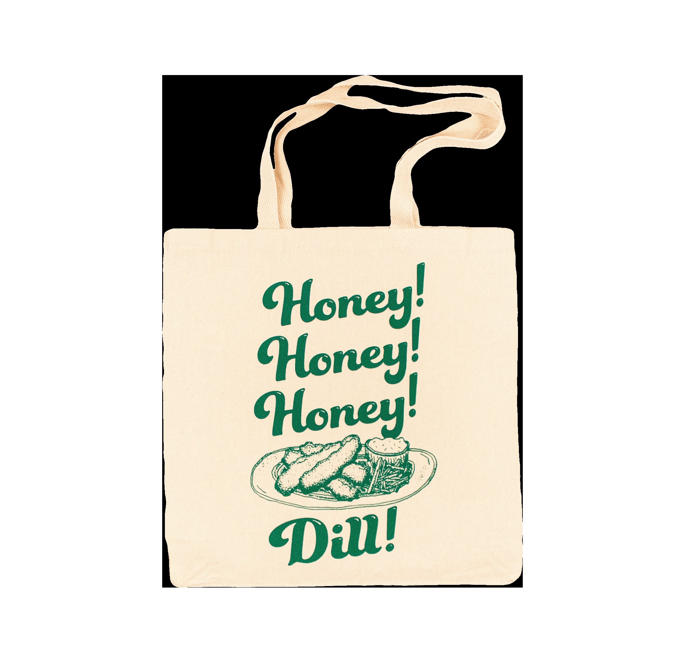Honey Dill Shopper Tote sold by Friendly People