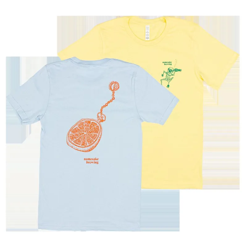 Namesake Brewing Illustrated Tee sold by Friendly People