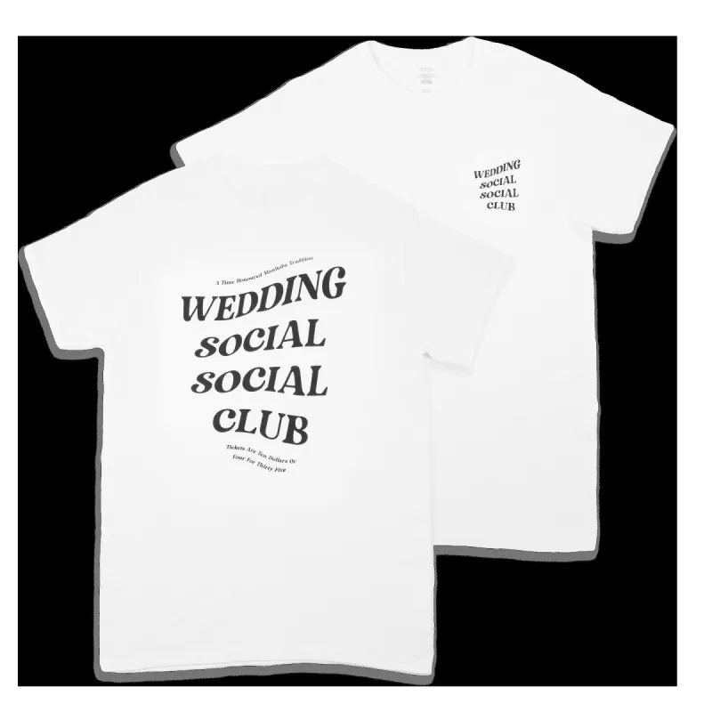 Wedding Social Tee sold by Friendly People