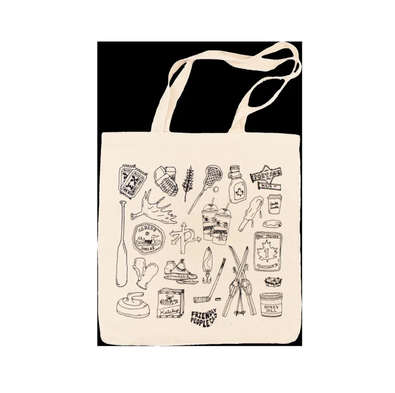 Stuff 'N' Things Shopper Tote sold by Friendly People