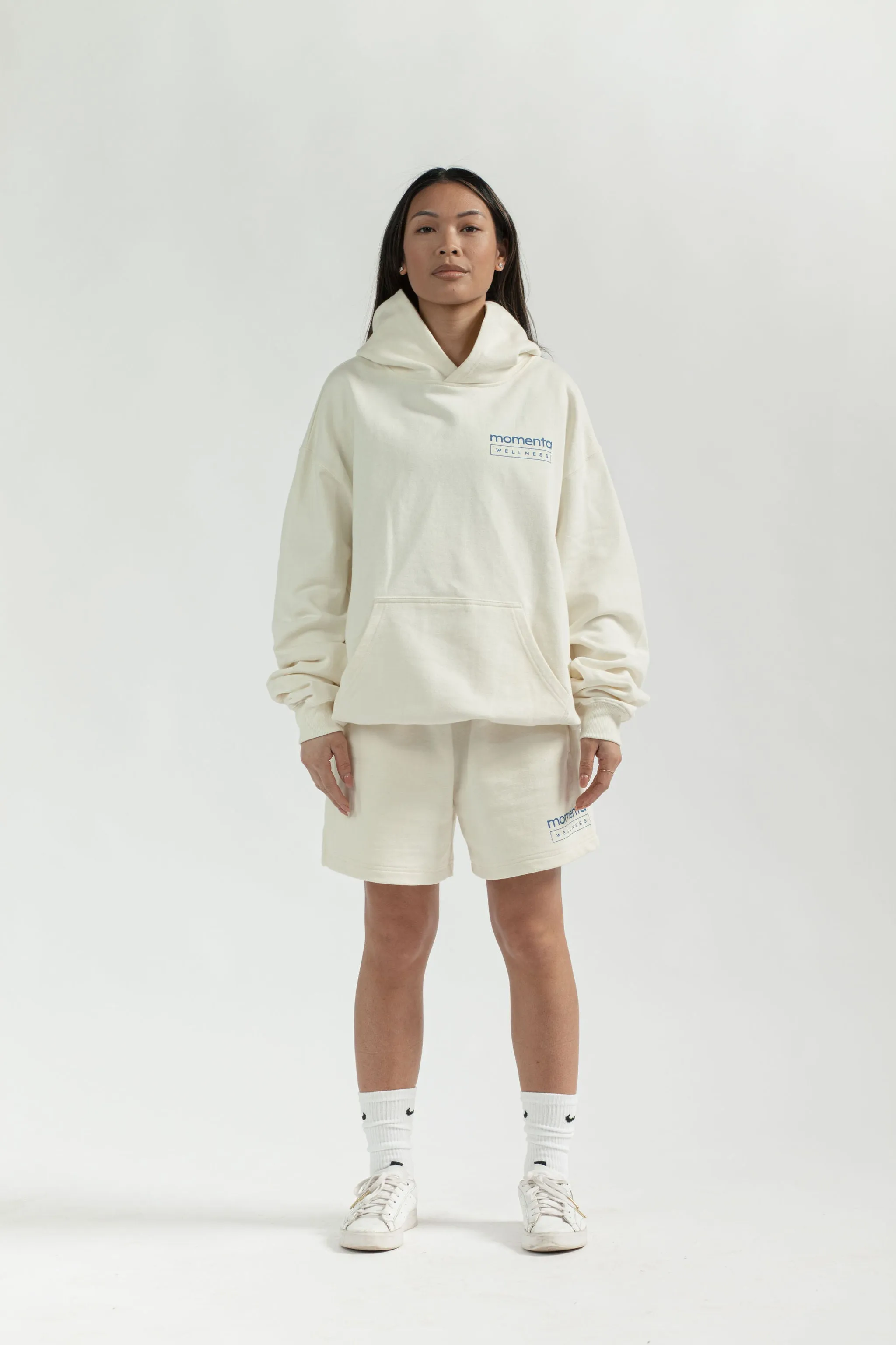 Ultra-Heavyweight Hoodie - Cream sold by Momenta Wellness product image thumbnail 3