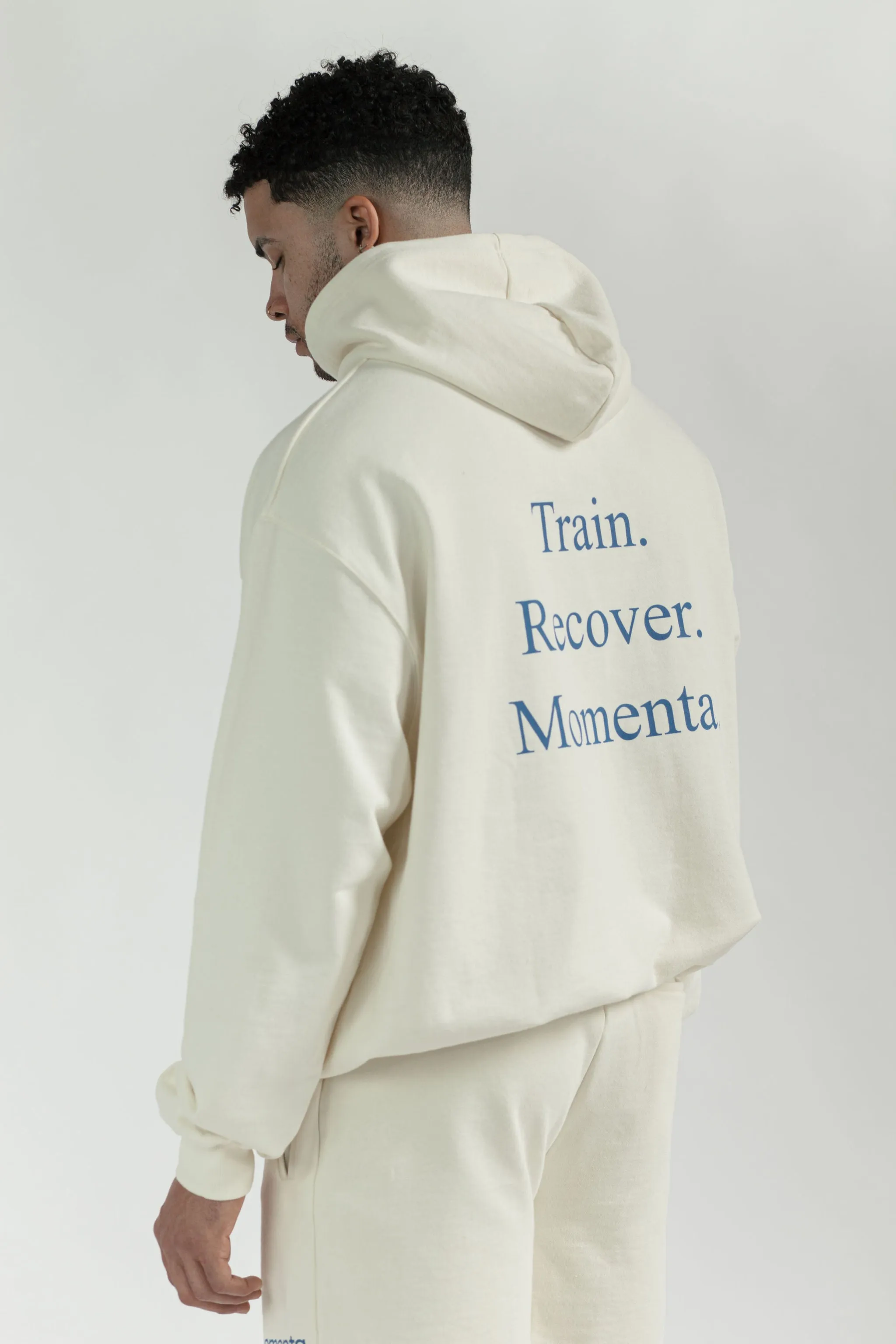 Ultra-Heavyweight Hoodie - Cream sold by Momenta Wellness product image thumbnail 2