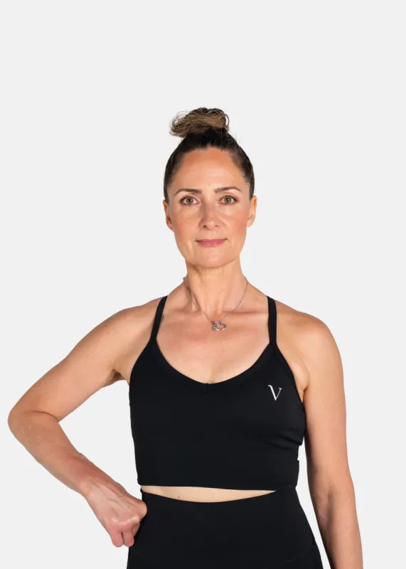 Ultra Ease Sports Bra Black sold by Vitae Apparel