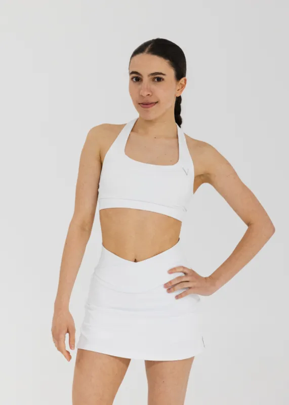 Formfit Move Halter Sports Bra White sold by Vitae Apparel