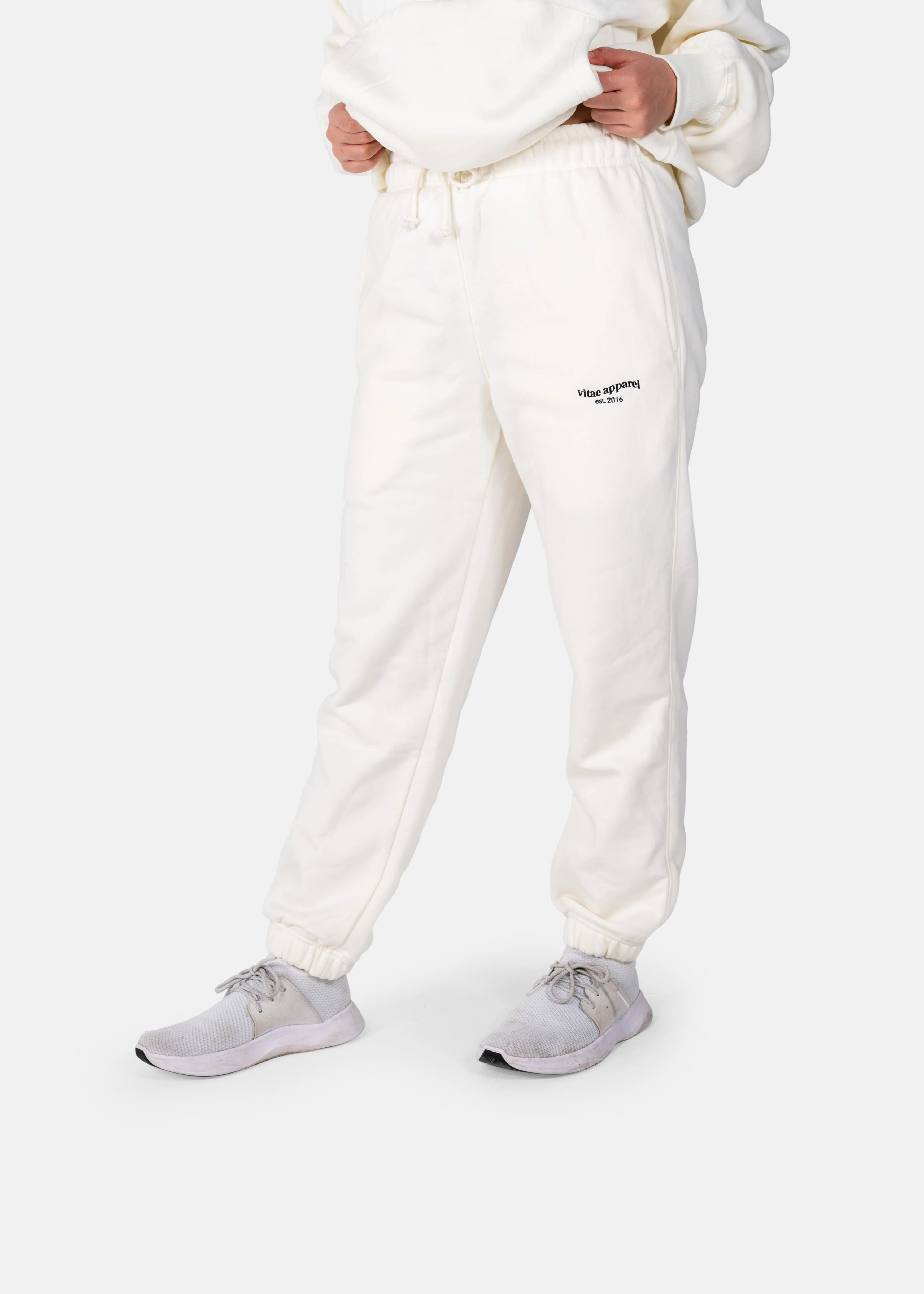 Winding Down Sweatpants Cream White sold by Vitae Apparel product image thumbnail 3