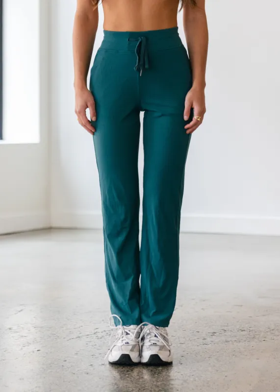 Warm Up Straight Legged Pant Jade Green sold by Vitae Apparel